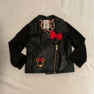 Minnie Mouse faux leather jacket